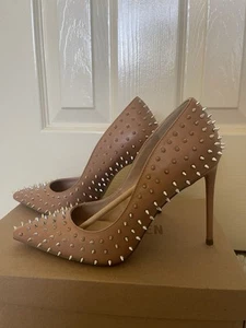 Steve Madden Heels Vala-s Nude Pumps Sz38.5/8 - Picture 1 of 4