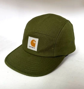 Carhartt WIP Work In Progress Backley Hat Cap Army Green Five Panel Adjustable - Picture 1 of 5