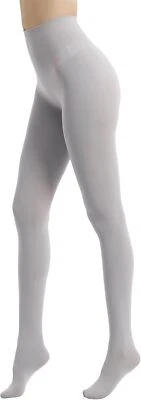 Pantimedias elásticas de cintura alta para mujer medias suaves semi opacas 20+ colores Foto 1 de 4