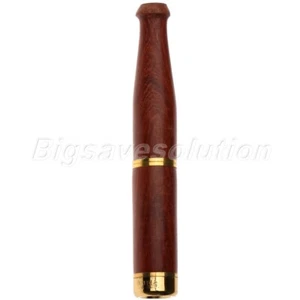 Classic 85mm(L)x13mm(Dia.) Copper Santos Rose Wood Filtering Cigarette Holder - Picture 1 of 10