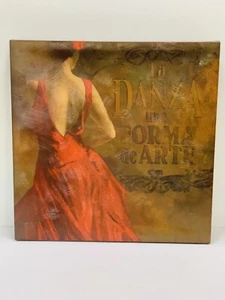 Amanti Art Framed Canvas Wall Art Print La Dance I by Aimee Wilson 17.5 X 17.5” - Picture 1 of 6