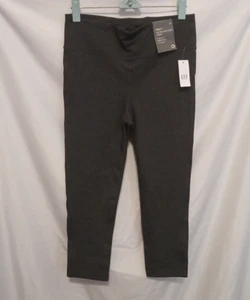 GAP Fit Hi Rise Capri Legging Women Small Charcoal Gray Yoga Running Gym Workout - Picture 1 of 9
