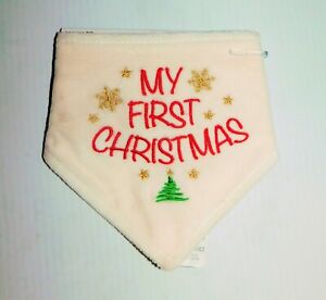 So Dorable 0-12 mo. "My First Christmas" Baby Bib