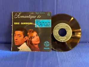 SERGE GAINSBOURG ROMANTIQUE 60 432437 PHILIPS. ORIGINAL FRANCE 45T/7' EXC - Bild 1 von 3