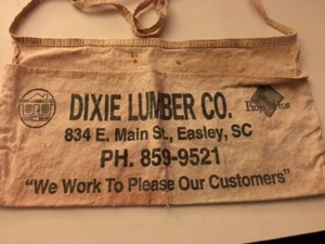 Easley, SC, Dixie Lumber Company nail apron - Picture 1 of 1