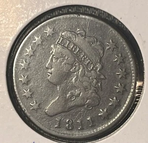 1811 klassischer Kopf großer Cent, ss, rar - Bild 1 von 4
