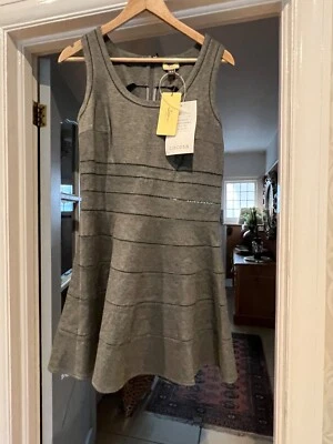 LADIES GREY DRESS FROM ISSA LONDON UK SIZE 14 NEW WITH TAGS - Image 1 of 4