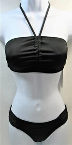 Traje de Baño Majestic Natación Dos Piezas Bikini Junior Talla Pequeña Negro Nuevo - Imagen 1 de 8