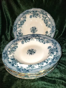 Royal Staffordshire Keramik England Carlton Rand Suppe/tiefe Teller 6 10 1/4" - Bild 1 von 3