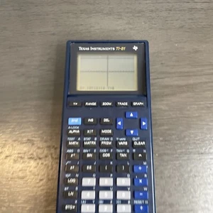 Texas Instruments TI-81 Graphing Calculator Vintage 1990s Tested Works No Cover - Picture 1 of 4