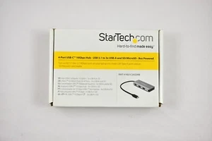 StarTech HB31C3ASDMB 3 Port USB C Hub with SD Card Reader - 3x USB-A & SD Slot - Picture 1 of 4