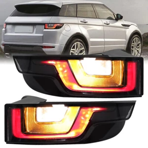 2PCS LED Smoked Rear Tail Light Lamp For Land Rover Range Rover Evoque 2016-2019 - Picture 1 of 16