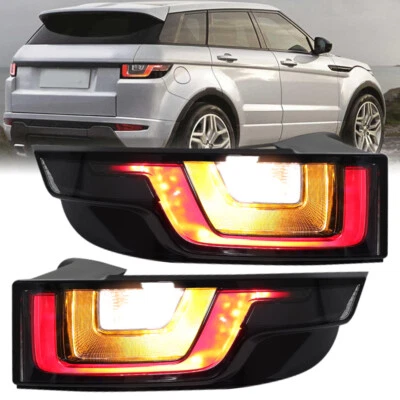2PCS LED Smoked Rear Tail Light Lamp For Land Rover Range Rover Evoque 2016-2019 - Image 1 of 4