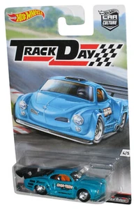 Hot Wheels Track Day (2016) Teal Blue Volkswagen Karmann Ghia Real Riders Toy Ca - Picture 1 of 1
