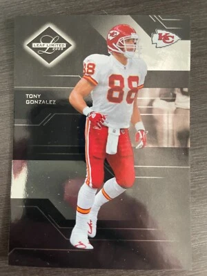 2005 Leaf Limited Tony Gonzalez #51 Kansas City Chiefs serial /599 - Image 1 of 2