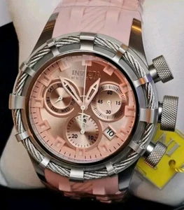 Invicta - BOLT - Reserve - Pink  Swiss Z60 Chronograph Sport Quartz - mens watch - Picture 1 of 18