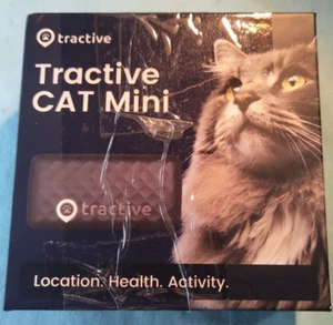 Tractive Mini GPS Cat Tracker (6.5 lbs+) -Waterproof, Midnight Blue NEW OPEN BOX - Picture 1 of 7