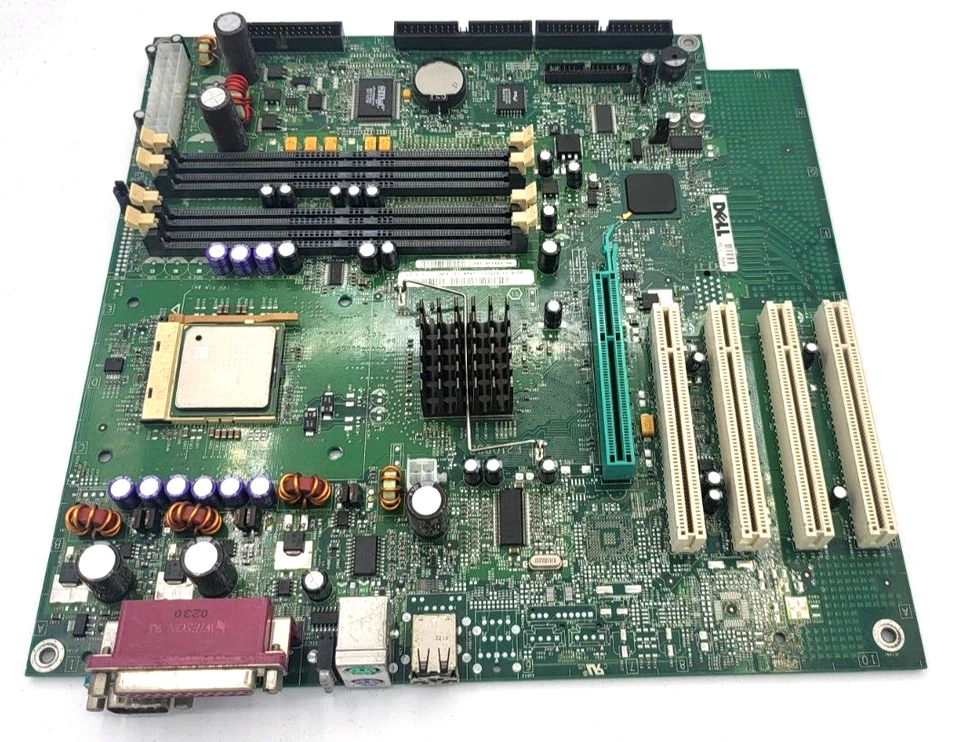DELL DIMENSION 8200 MOTHERBOARD 01T751 + 2.0 GHz INTEL PENTIUM 4 CPU SL6GQ - Image 1 of 4
