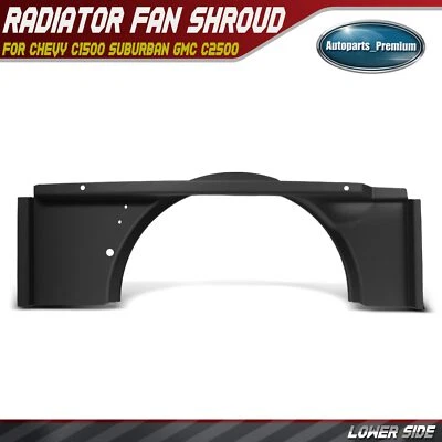 Cubierta inferior del ventilador de refrigeración del radiador para Chevy C1500 Suburban GMC C2500 Cadillac Foto 1 de 4