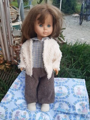 rare poupée ancienne zapf creation vintage, marcheuse, 57 cm no gotz bella - Photo 1/4