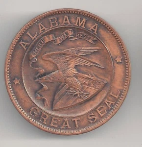1915 Alabama - San Francisco Exposition PPIE Bronze Medal ~ So-Called Dollar - Picture 1 of 2