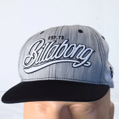 Gorra Billabong Gris Negro Trucker 1973 73 S/M Snapback Playa Comber Surf Foto 1 de 4