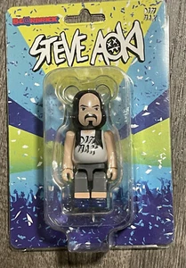 Steve Aoki 100% Be@rbrick Bearbrick Medicom giocattolo raro limitato Dim Make EMD DJ - Foto 1 di 3