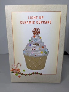 Cracker Barrel Light-Up LED Christmas Gingerbread Cupcake New! - Picture 1 of 3