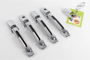 Carbon Chrome Door Handle Cover Molding for 2013 - 2018 Ssangyong Stavic Rodius - Picture 1 of 8