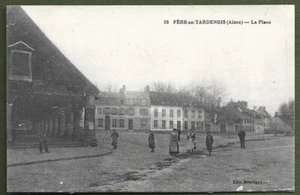 CPA  --  FERE EN TARDENOIS . LA PLACE . 1917 . DOS VERT . 202.K - Picture 1 of 1