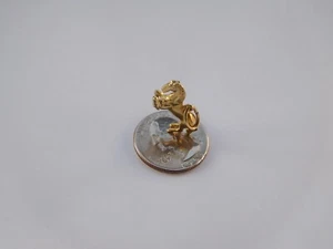 Edwardian Early 1900 14K Gold 3D Viennese Lippizan Rearing Horse Pendant Charm🐎 - Picture 1 of 12