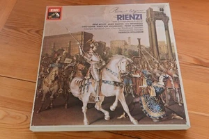 WAGNER Rienzi HOLLREISER Staatskapelle Dresden Kollo Martin  5 LP box EMI - Picture 1 of 6