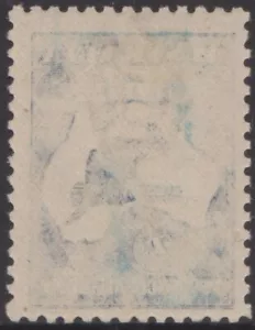 KANGAROO 3RD WMK 2 1/2D BLUE WITH " OFFSET" MINT HINGED. - Picture 1 of 2