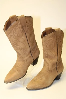 Botas cortas clásicas Oak Tree Farms para mujer talla 7,5 marrón claro Foto 1 de 4
