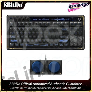 8BitDo Retro 87 Keyboard Mechanical Mecha BREAK Switches, BT, Win10/11 & Android - Picture 1 of 6