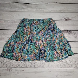 Dona Jo DonaJo Women Athletic Multicolor Abstract Print Skort Skirt Size 2 (L) - Picture 1 of 8