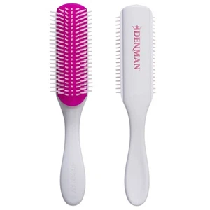 Denman Curly Hair Brush D3 (Cherry Blossom) 7 Row Styling Brush for Detangling, - Picture 1 of 5