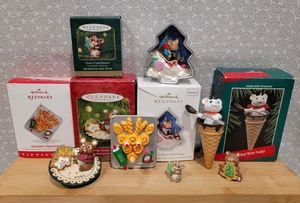 Lote de adornos de postre Hallmark Season’s Treatings cortador de galletas ratón de Navidad - Imagen 1 de 15