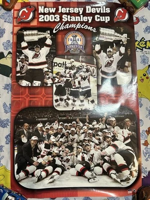 Impresión de póster de campeones de la Copa Stanley 2003 New Jersey Devils 24x36 Foto 1 de 3