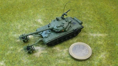 Carro armato T 72 m scooter da miniera, DDR, NVA, 1/144, base tromba, n. Artitec, ROCO, - Immagine 1 di 3