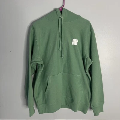 Undefeated Icon Hoodie Mineral Green Pullover Size Large NWT - Image 1 of 4