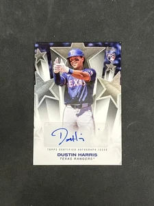 2025 Topps #BSA2-DH Dustin Harris Rookie Auto Texas Rangers - Picture 1 of 2