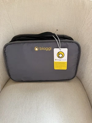 Biaggi Zipsak Boost Expandable Luggage Gray Roller Bag Carryon BNWT - Image 1 of 4