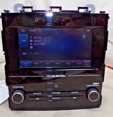 19 2019 Subaru Impreza Crosstrek Radio Cd Player 86201FL660 XPB28 - Image 1 of 4