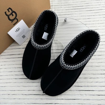Новый UGG женщин Tasman II черная замша верхний шерсти женские тапочки/США 6-11 - Изображение 1 из 4