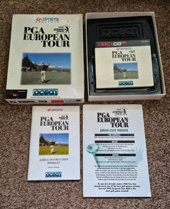 Commodore Amiga CD32 PGA European Tour Game Complete In Big Box PAL UK Tested - Picture 1 of 2