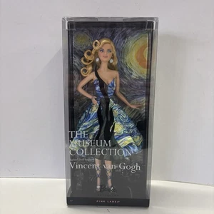 Barbie Vincent Van Gogh Colección Museo Noche Estrellada Etiqueta Rosa 2010 B0445 - Imagen 1 de 2