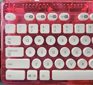 Rare Rock Candy Wireless Keyboard Pink Palooza 904-005 No Dongle - Picture 1 of 5