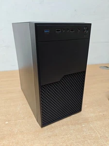 Vida Enterprise Micro ATX Office PC Case USB 3.0 mATX 1x 120mm Fan Black Tower 2 - Picture 1 of 8