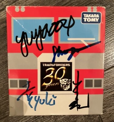 Takara Tomy Transformer EZ Collection Clear Convoy 30th Celebration 2014 SIGNED - Image 1 of 3